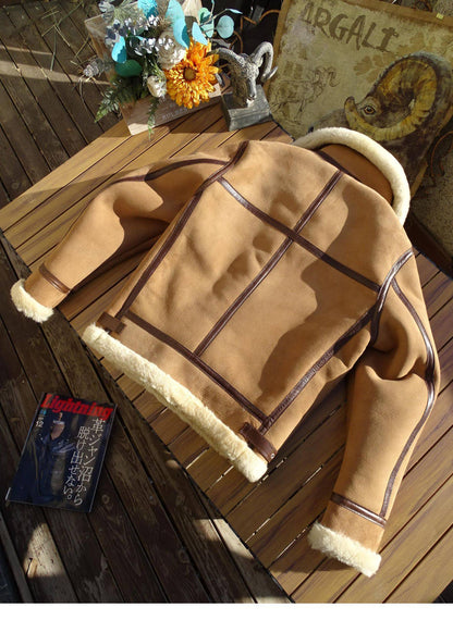 昨シーズン売り切りSALE★B-3 ムートン フライトジャケット★S～5XL