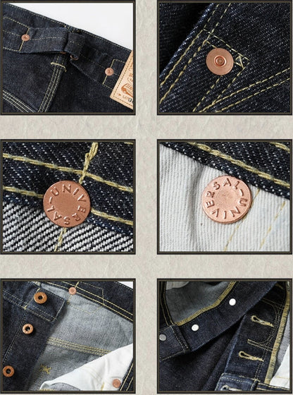 ◇1936年101型ヴィンテージ復刻 14.5OZ セルビッチ デニムパンツ◇29～38サイズ