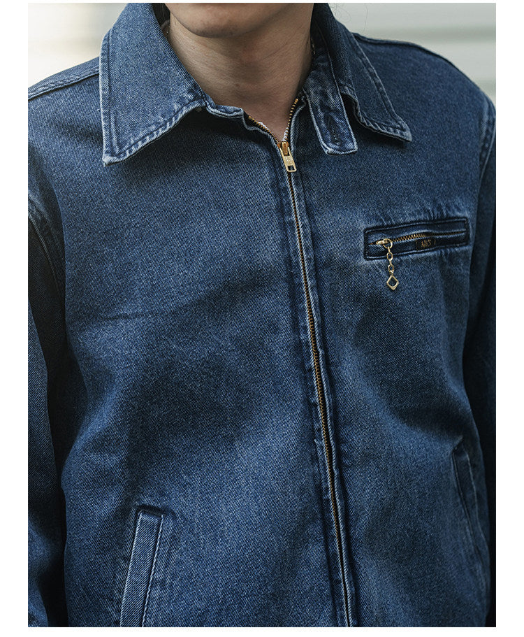 ☆ヴィンテージ70's  13OZ デニム トラックジップアップジャケット☆S～2XL