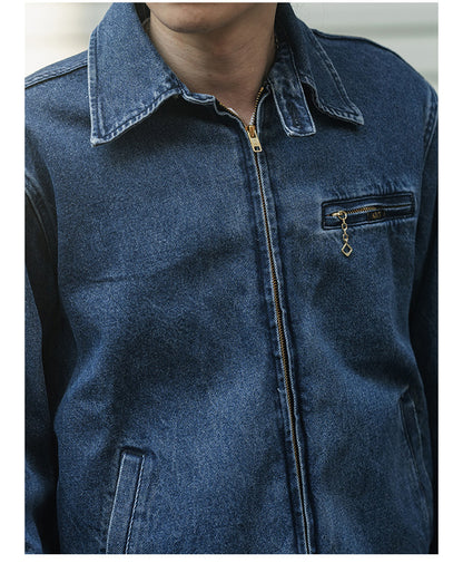 ☆ヴィンテージ70's  13OZ デニム トラックジップアップジャケット☆S～2XL