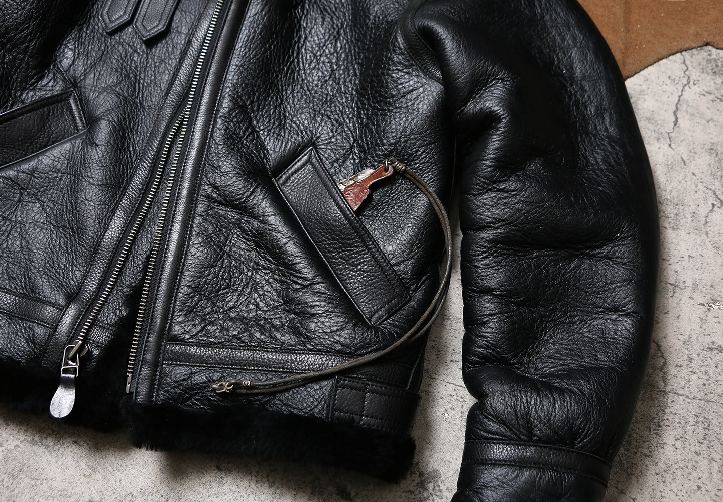 ☆オーストラリア産ムートンB-3フライトジャケット☆S～3XL