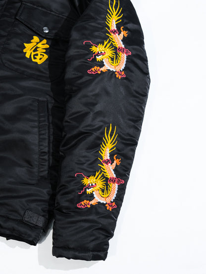 4色展開△ヴィンテージ モディファイ デザイン A2デッキ ベトジャン▽S～3XL