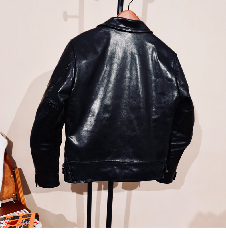 1.5mm厚★ホースハイド 植物タンニン鞣し スポーツジャケット★