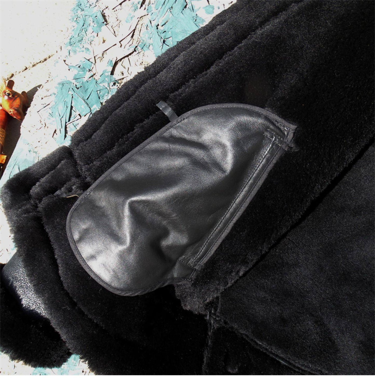 ★ブラックムートン B-3フライトジャケット★S～5XL