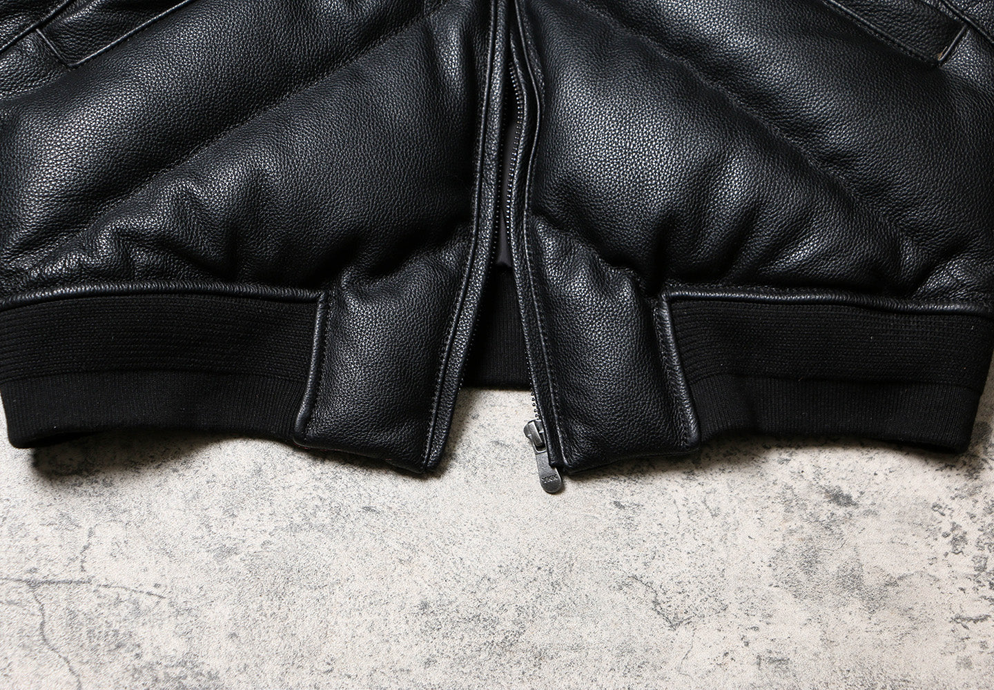◇カウレザーショートダウンジャケット◇ S～4XL
