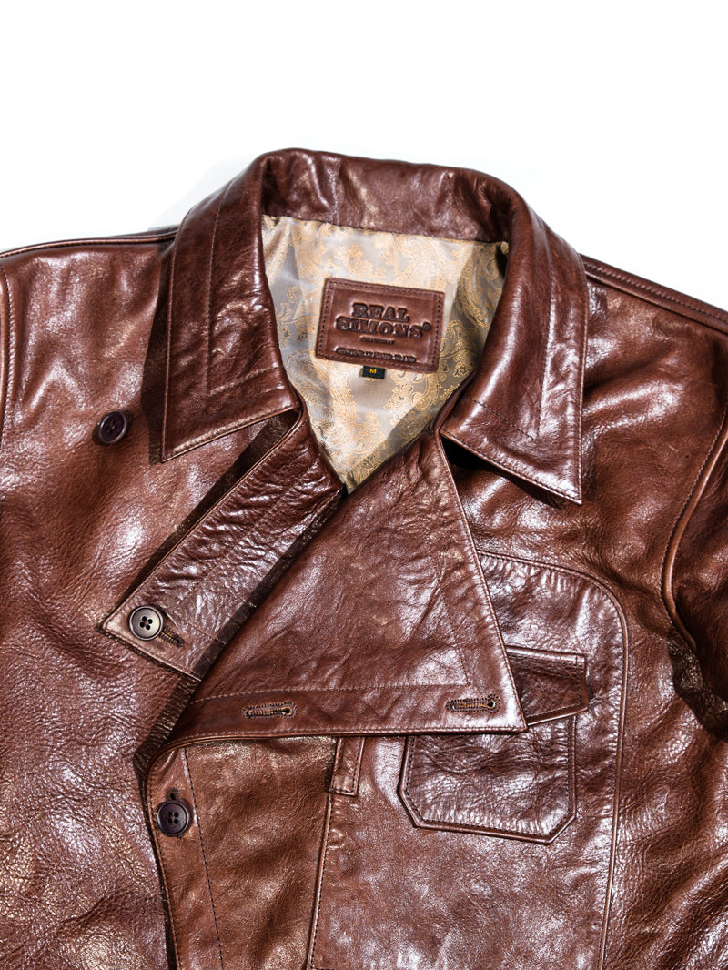 ヴィンテージ 復刻 ホースハイドレザー アビエイターAVAITORジャケットS～2XL