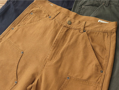 ◆ヴィンテージ復刻デザイン 12OZ LUMBERLITE きこりワークーショートパンツ◆XS～XL
