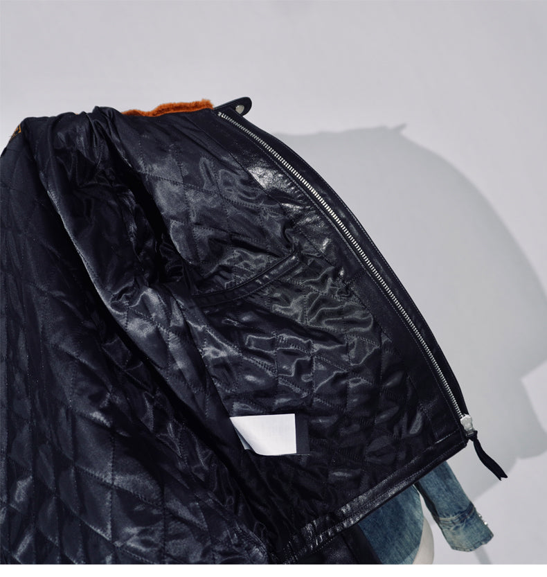 ★ヴィンテージ復刻 ホースハイドレザー B-2フライトジャケット★S～4XL