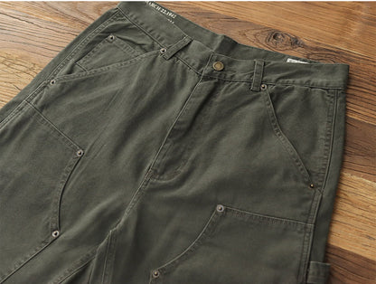 ◆ヴィンテージ復刻デザイン 12OZ LUMBERLITE きこりワークーショートパンツ◆XS～XL