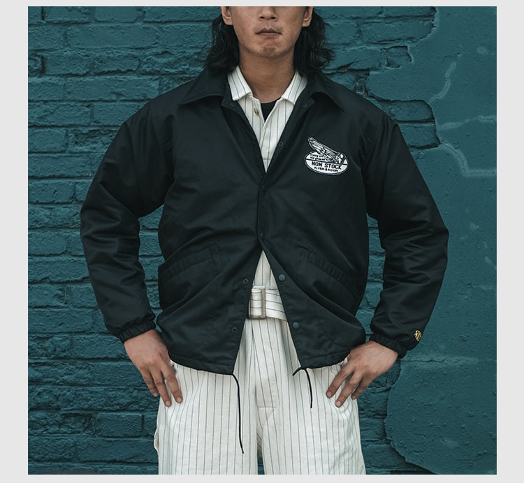 ▲ヴィンテージ復刻 バイカー コーチジャケット▼S～2XL