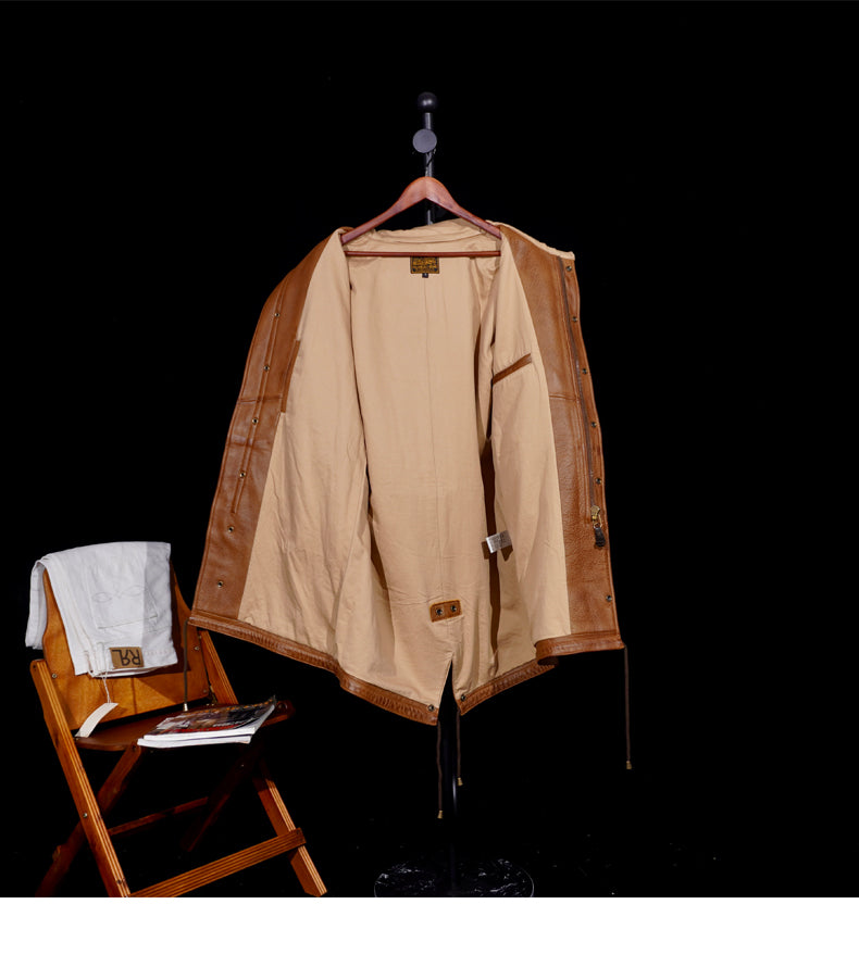 3色展開◇ヴィンテージ復刻 カウレザーM-51 フィッシュテイルコート◇