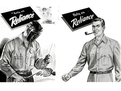 ◆ヴィンテージ40's復刻デザイン 山ポケ 半袖6.5オンス シャンブレーワーク シャツ◆S～2XL