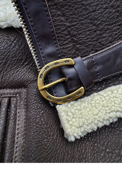 ２色展開★B-6 ムートン フライトジャケット★