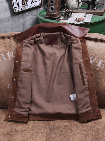 ★2nd型 507復刻モデル スウェードジャケット★ M～5XL