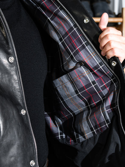▲細部のディテールまで完璧な拘り▲オイルワックス加工カウレザー ジャケット▼S/M/L