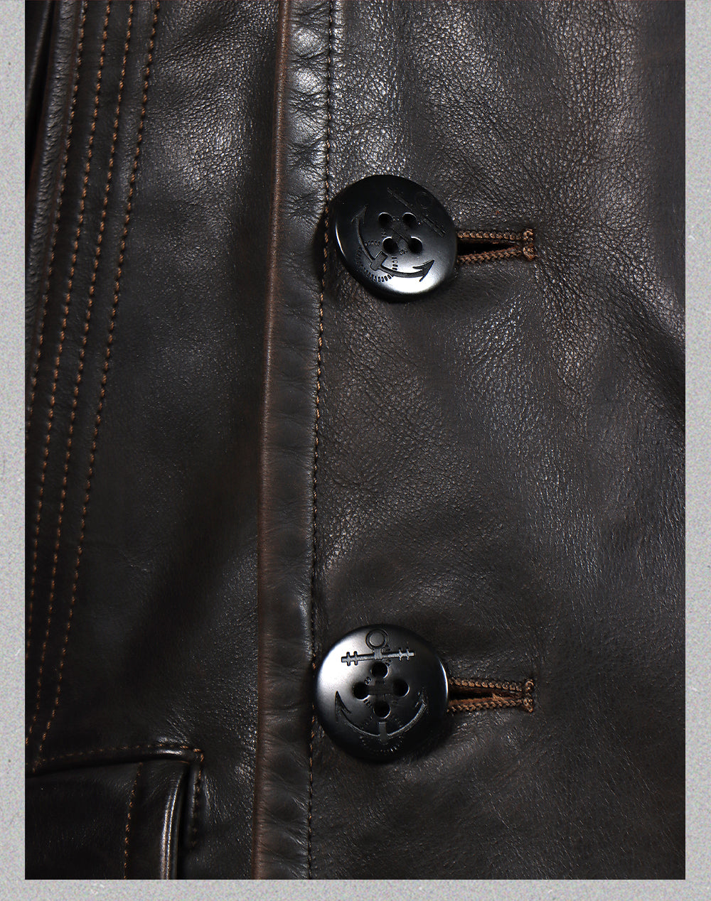 絶妙なヴィンテージ加工▲1.6mm厚  Pコート▼L～3XL