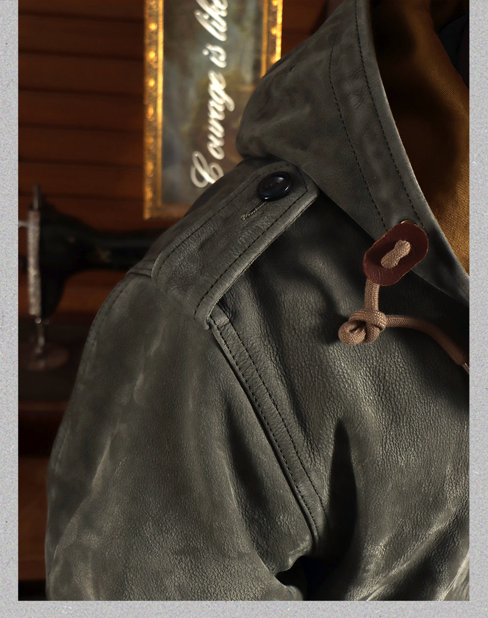 ◇ヴィンテージ復刻 ヌバックレザーM-51 フィッシュテイルコート◇