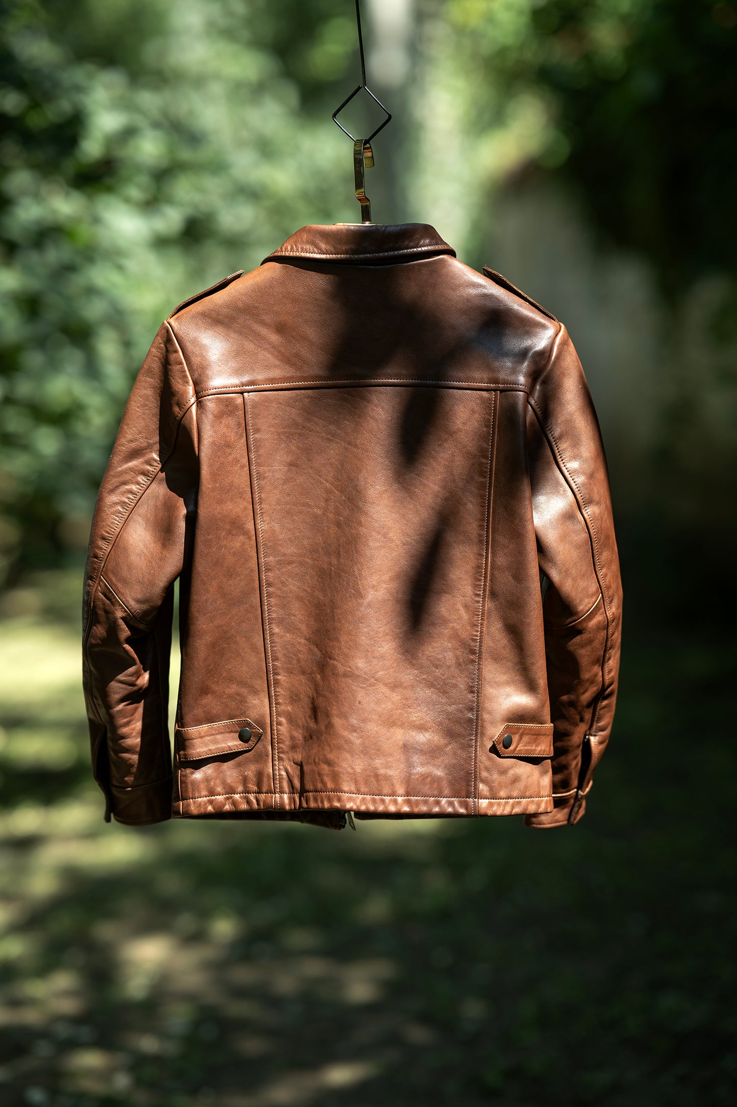 VINTAGE復刻 カウレザー シングルライダースジャケット M～2XL