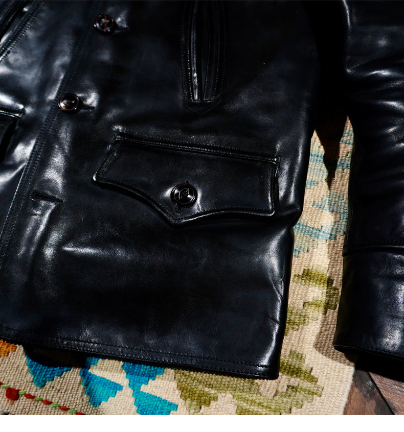 ☆ホースハイドレザー×ムートン使用 ランチコート☆ – quietman