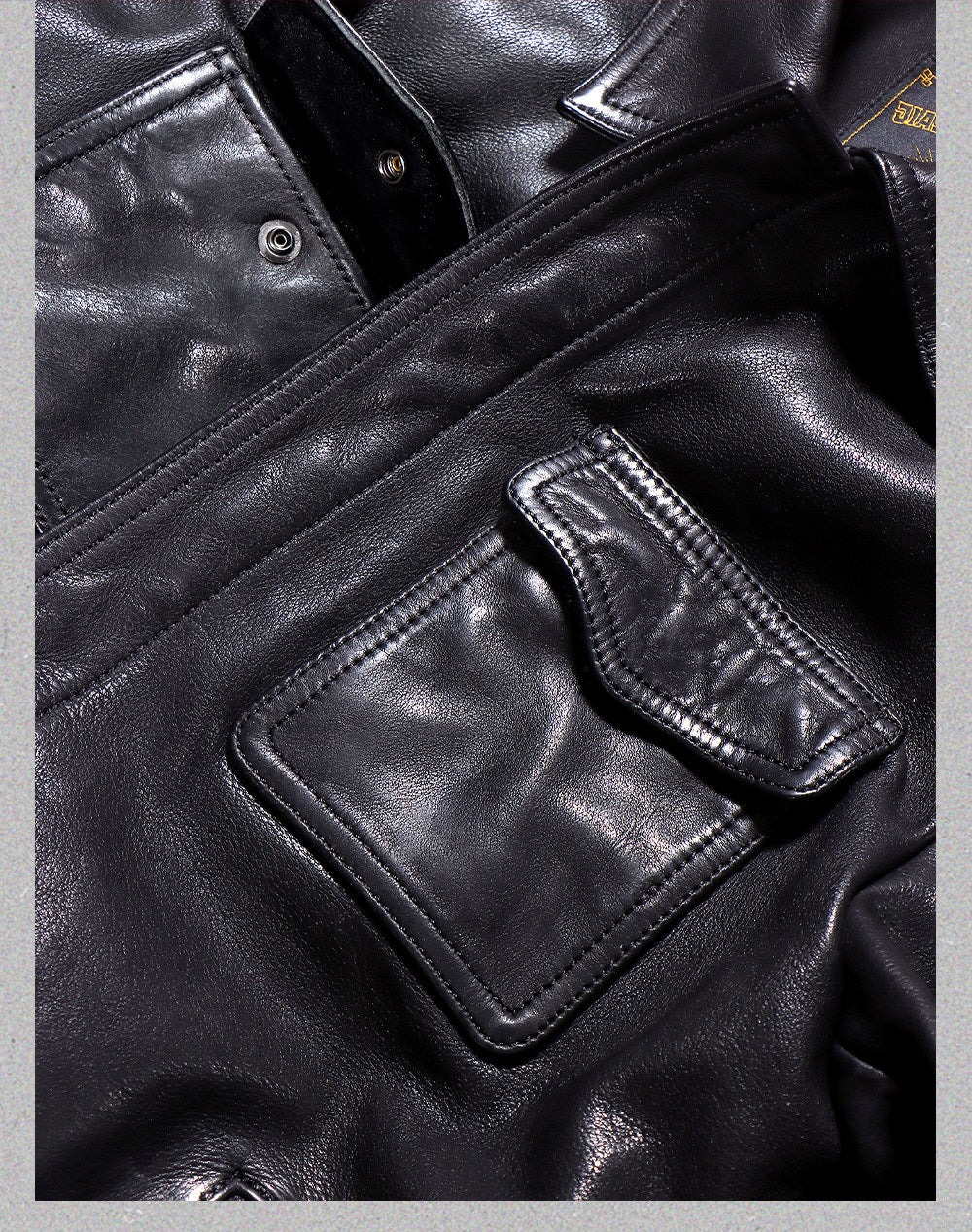 ヴィンテージ復刻スタイル◇植物タンニン鞣しイタリア産カーフレザー ジャケット◇M～4XL