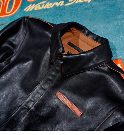 ◇ヴィンテージ加工  ホースハイドレザー A-2ジャケット◇