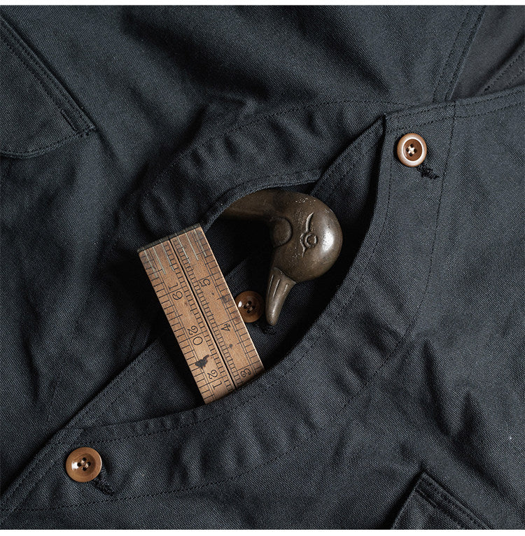2色展開★ヴィンテージ復刻 13OZ コットン ハンティングベスト★S～2XL