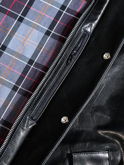 ▲細部のディテールまで完璧な拘り▲オイルワックス加工カウレザー ジャケット▼S/M/L