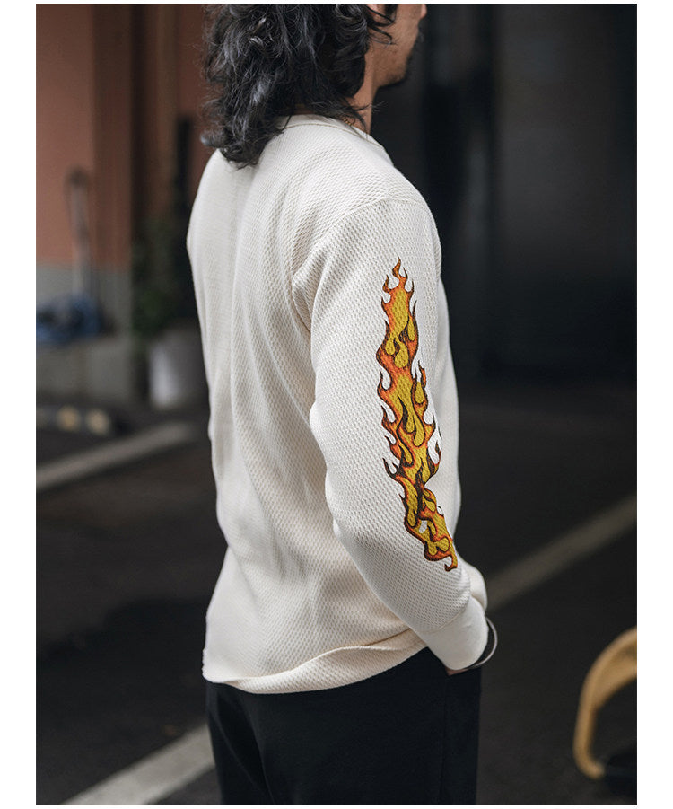 ◆色味、プリントの雰囲気もGOOD◆ヴィンテージ復刻  MOTORCYCLEロングＴシャツ◆S～2XL