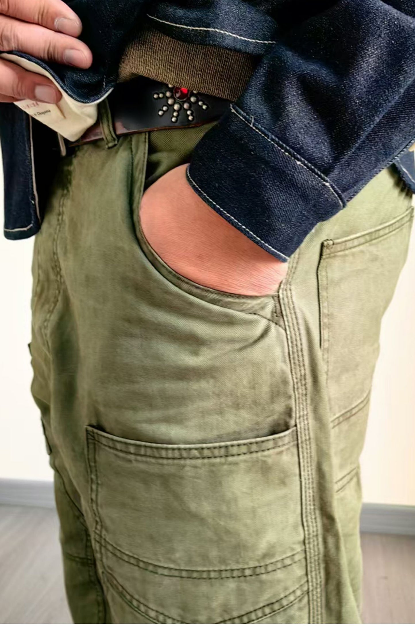 ◇ヴィンテージ復刻デザインHBTコットンヘリンボーン使用 ワークパンツ◇M～3XL