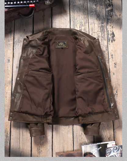 ☆ヴィンテージ復刻カリフォルニアレンジャーカーフレザージャケット☆S～5XL