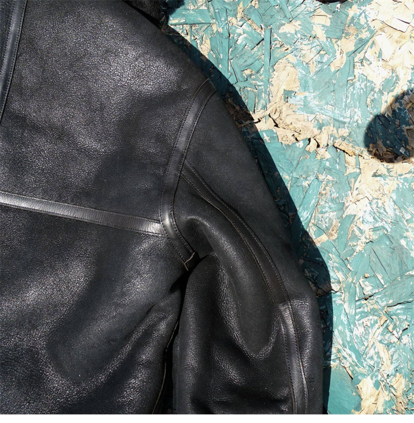 ★ブラックムートン B-3フライトジャケット★S～5XL