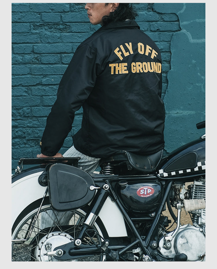 ▲ヴィンテージ復刻 バイカー コーチジャケット▼S～2XL