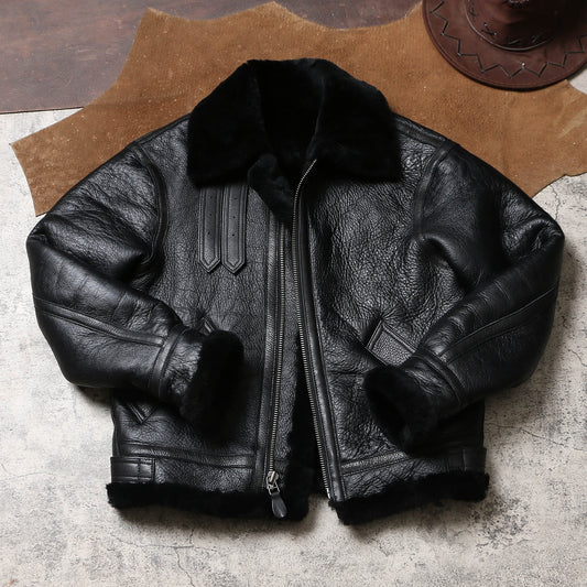 ☆オーストラリア産ムートンB-3フライトジャケット☆S～3XL