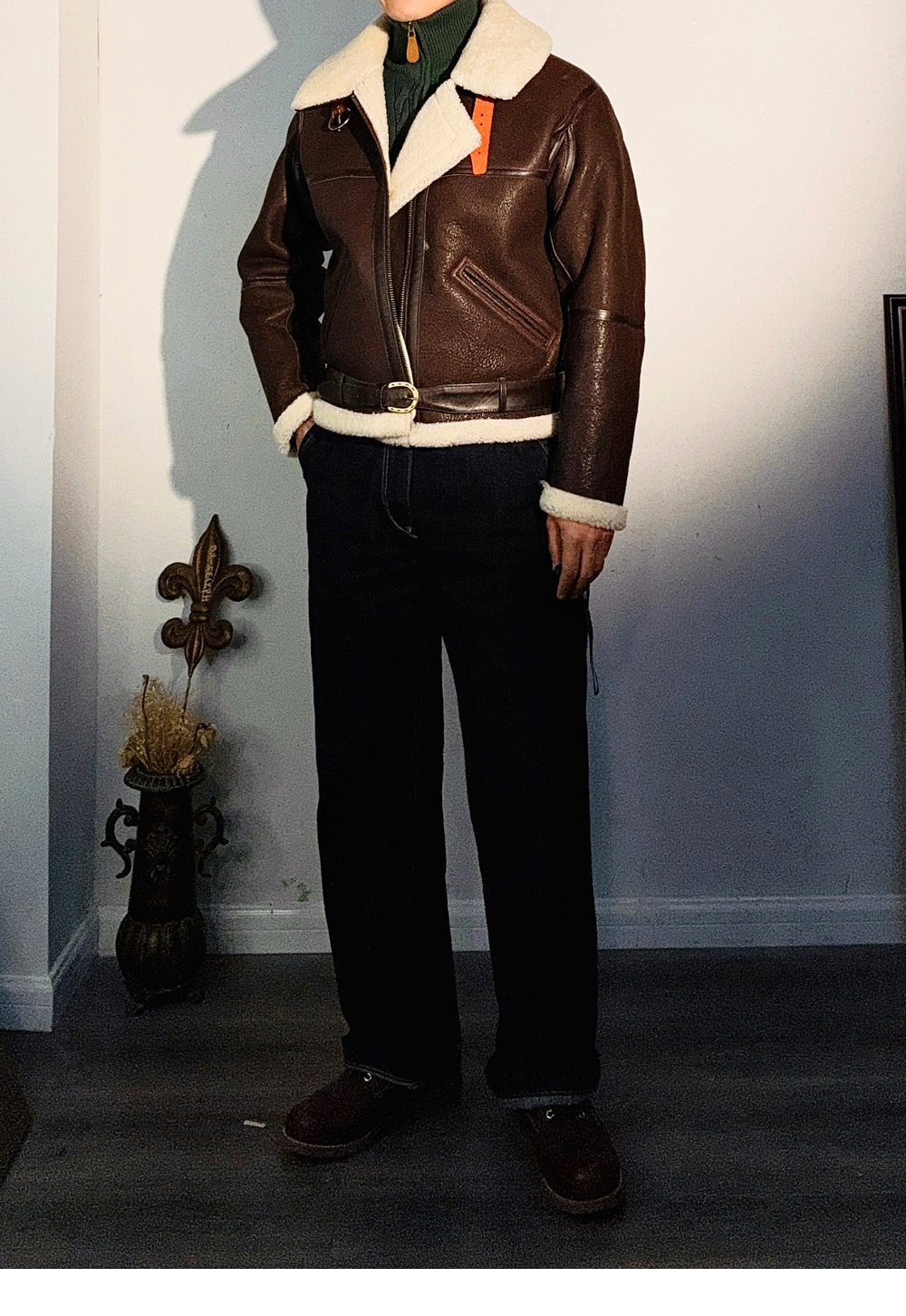 ２色展開★B-6 ムートン フライトジャケット★