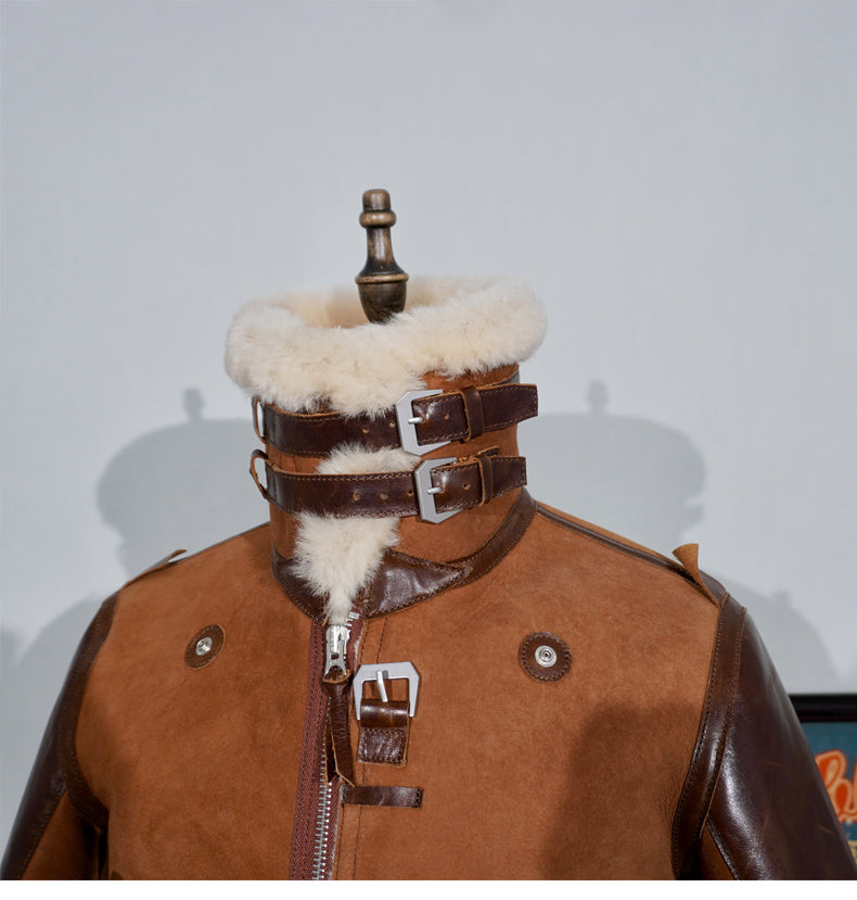 ◆オーストラリア産ムートン B-3フライトジャケット◆S～4XL