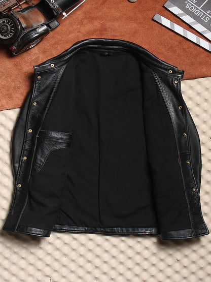 ▲カウレザー カーコート▼ M～4XL