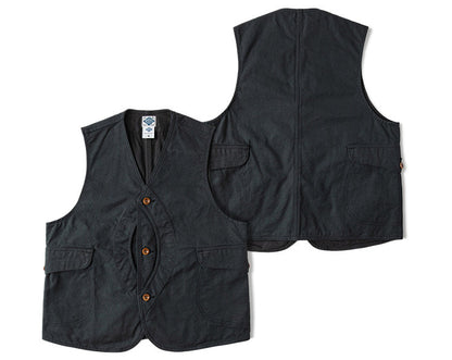 2色展開★ヴィンテージ復刻 13OZ コットン ハンティングベスト★S～2XL