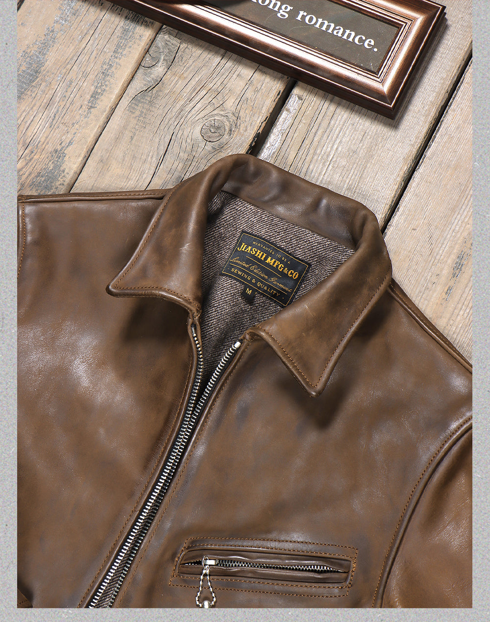 ヴィンテージ復刻デザイン◇2.0mmカウレザー シングルライダース ジャケット◇ M～4XL
