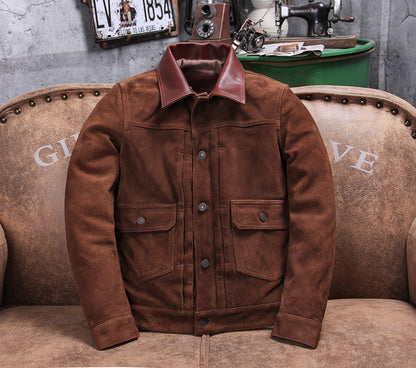 ★2nd型 507復刻モデル スウェードジャケット★ M～5XL