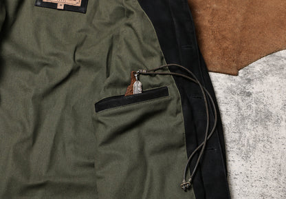 ★ヴィンテージ 復刻モデル ゴートレザートラック ジャケット★ M～4XL