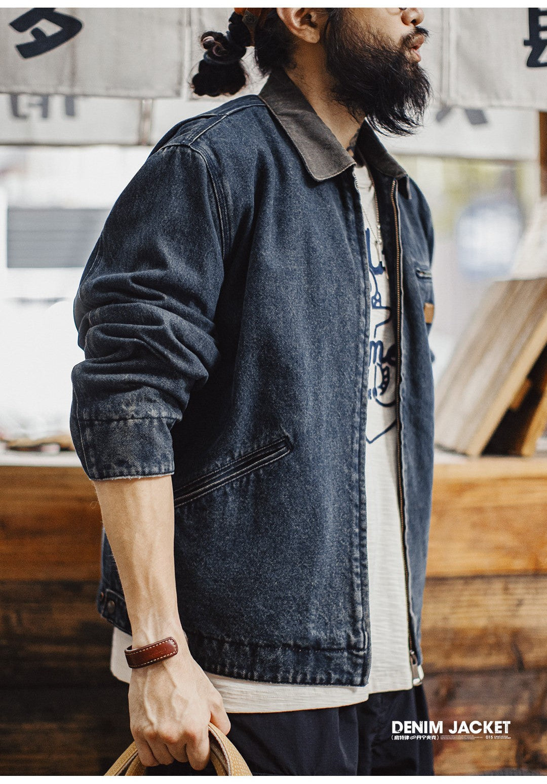 ▲ヴィンテージ J001復刻 10.5OZ デニム デトロイトジャケット▼S～3XL