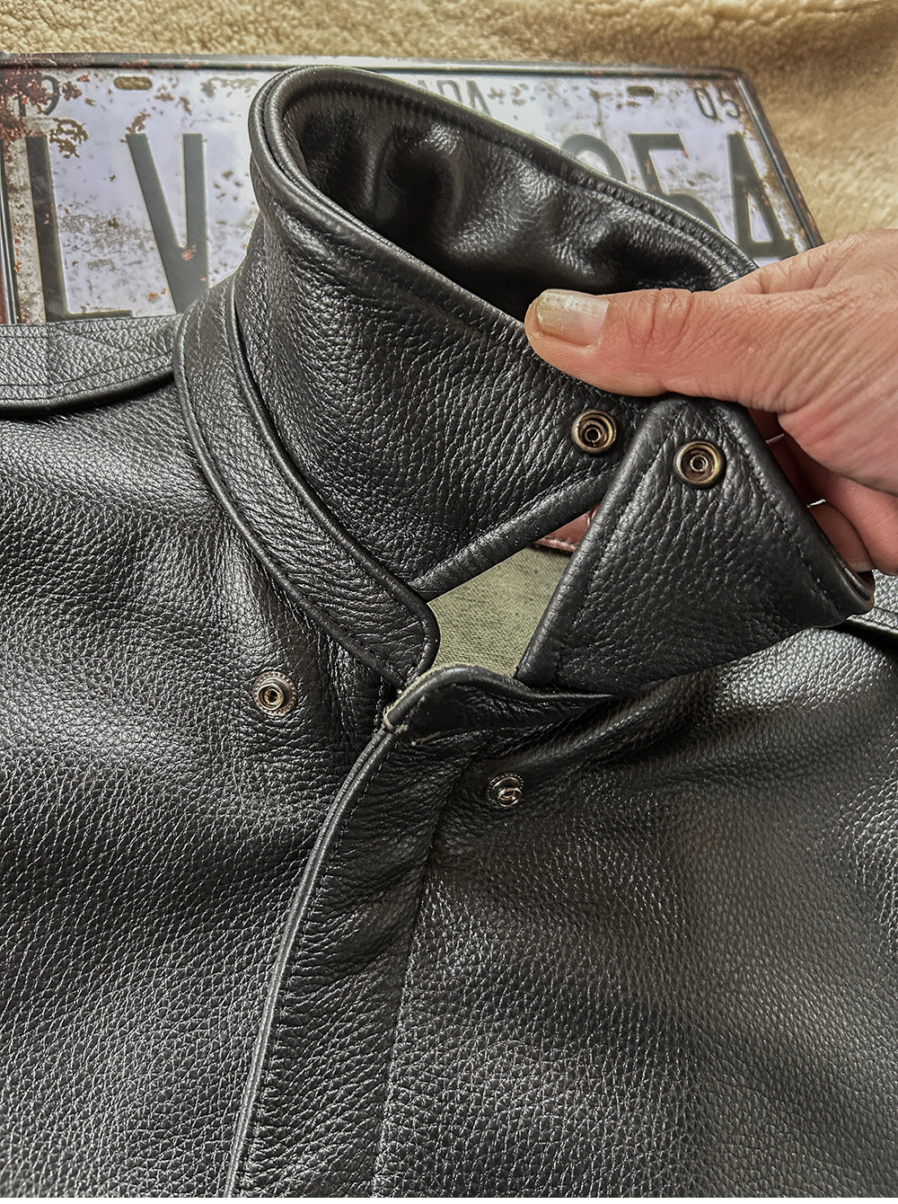 △ヴィンテージ復刻 イタリア産カウレザー使用 A-2ジャケット▽ XL~5XL