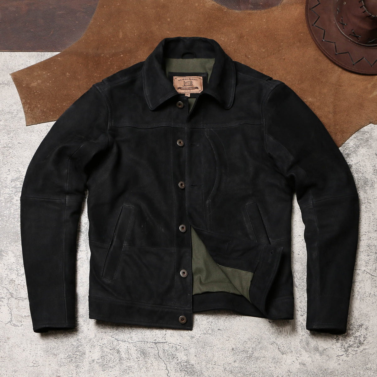 ★ヴィンテージ 復刻モデル ゴートレザートラック ジャケット★ M～4XL