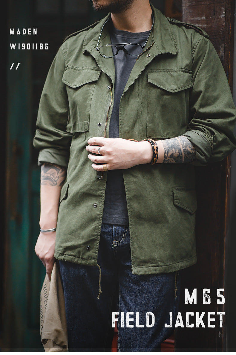 △ＵＳ Ｍ-６５復刻モデル コットンフィールドジャケット▽S～2XL – quietman clothes