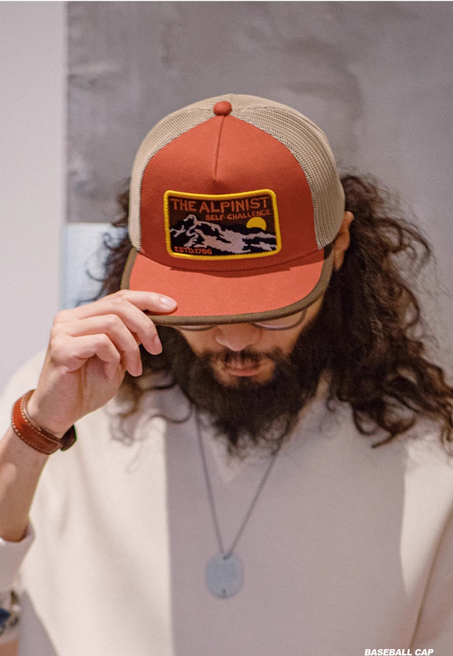 2色展開★ヴィンテージデザイン THE ALPINIST BASEBALLキャップ★