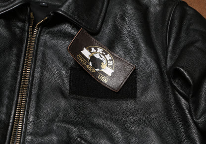 △ヴィンテージ復刻 カウレザー CWU-45/Pフライトジャケット▽S～5XL