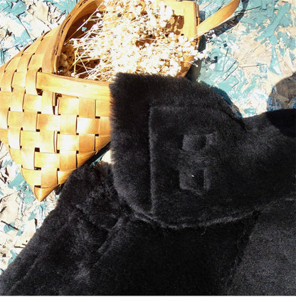 ★ブラックムートン B-3フライトジャケット★S～5XL