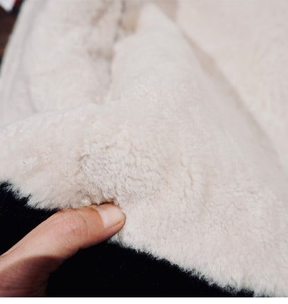 ★ホースハイドレザー×ムートン使用 ランチコート★