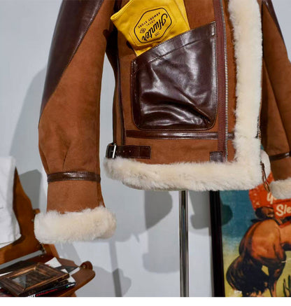 ◆オーストラリア産ムートン B-3フライトジャケット◆S～4XL