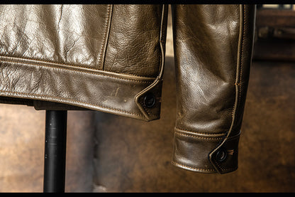 ☆1.6㎜ P37 カウレザージャケット☆S～3XL